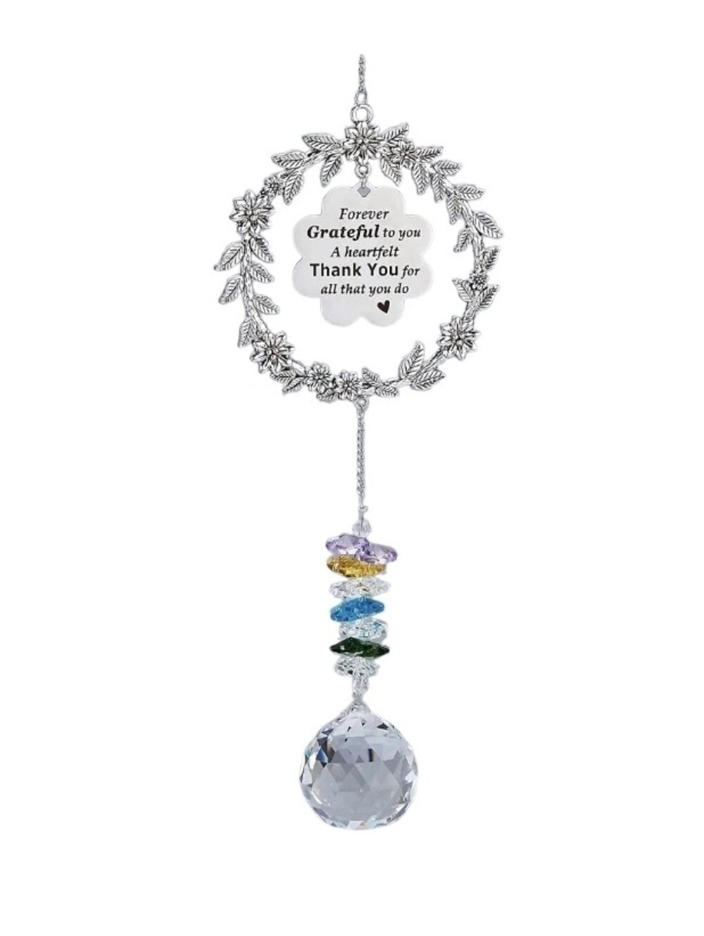 Appreciation Gift Friend/Family Suncatcher Crystal Hanging Ornament Window NIB